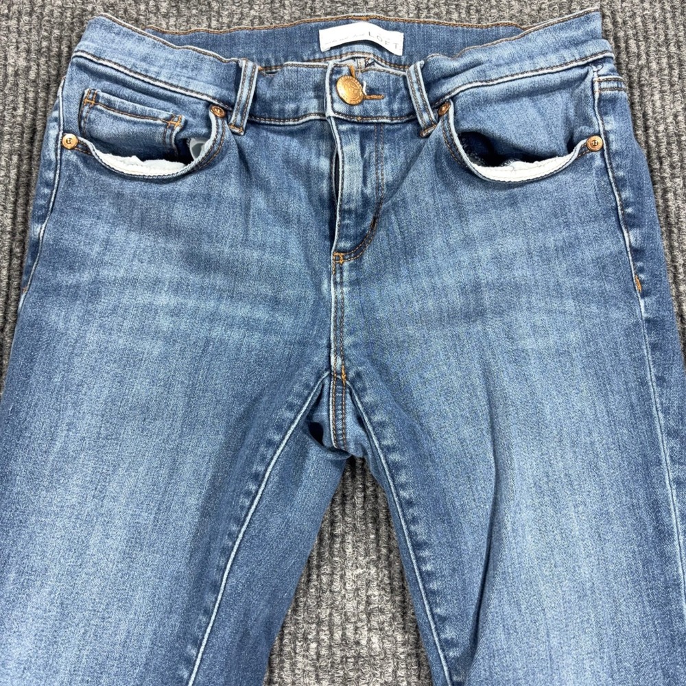 LOFT Legging Jeans Women 25/0 Blue Medium Wash Low Rise Stretch Slim Denim